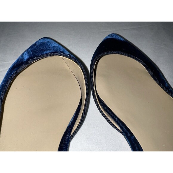 Ankle Strap Pointy Toe Suede Flats Size 7.5 - Picture 8 of 11